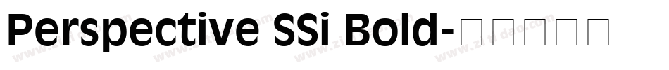 Perspective SSi Bold字体转换